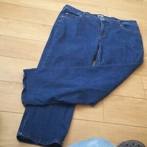 Terra & Sky Straight Leg Stretch Jeans 20W
